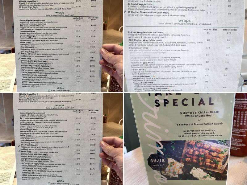 Crimson Menu