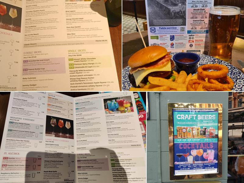 The London & South Western - JD Wetherspoon Menu