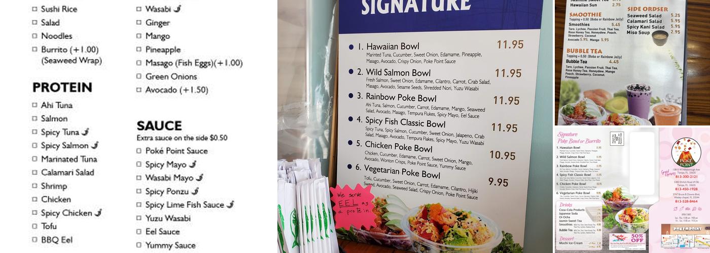 Poké Falls(Tampa) Menu