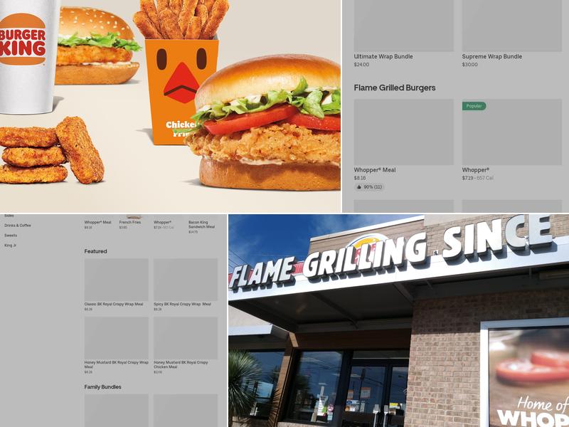 Burger King Menu