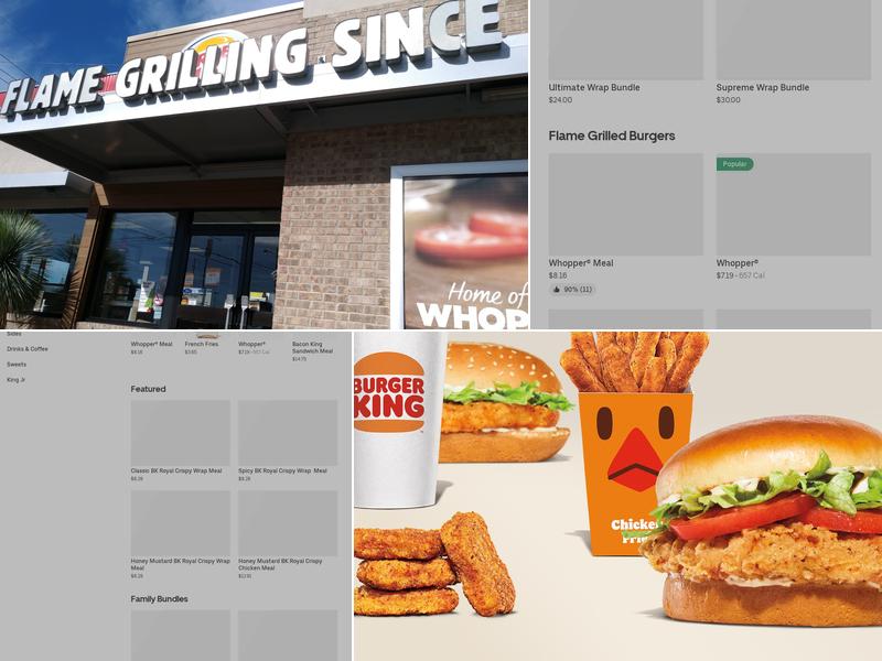 Burger King Menu