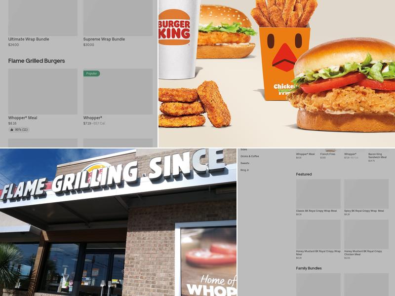 Burger King Menu