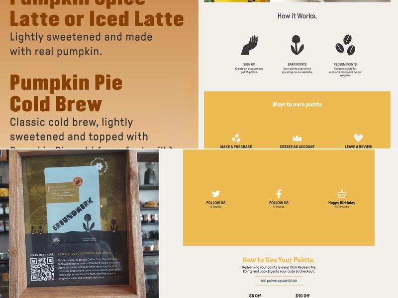 Groundwork Coffee Co. Menu