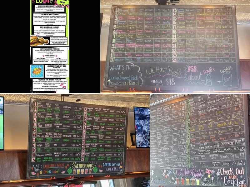 Lodi Tap House - Utica Menu