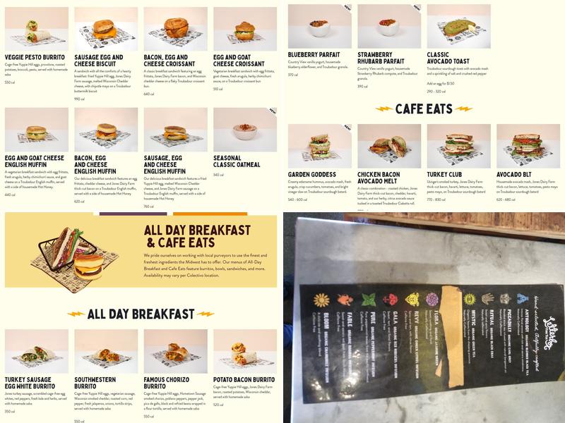 Colectivo Coffee - Wicker Park Menu