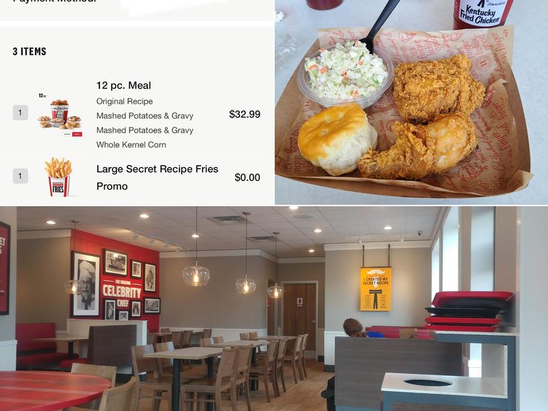 KFC Menu