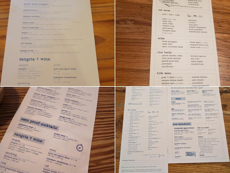 bartaco Menu