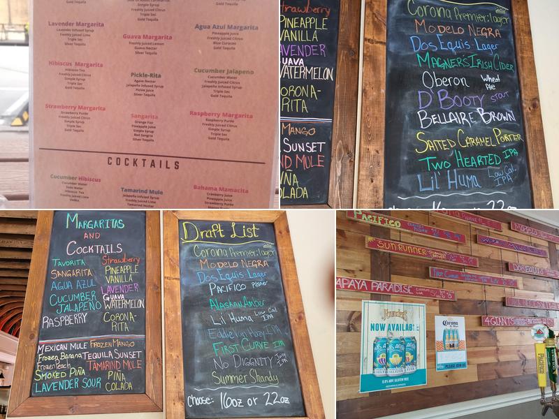 Taco 'Bout It Mexican Fusion Menu