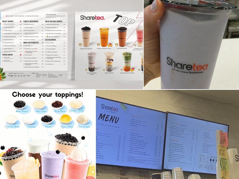 Sharetea Menu