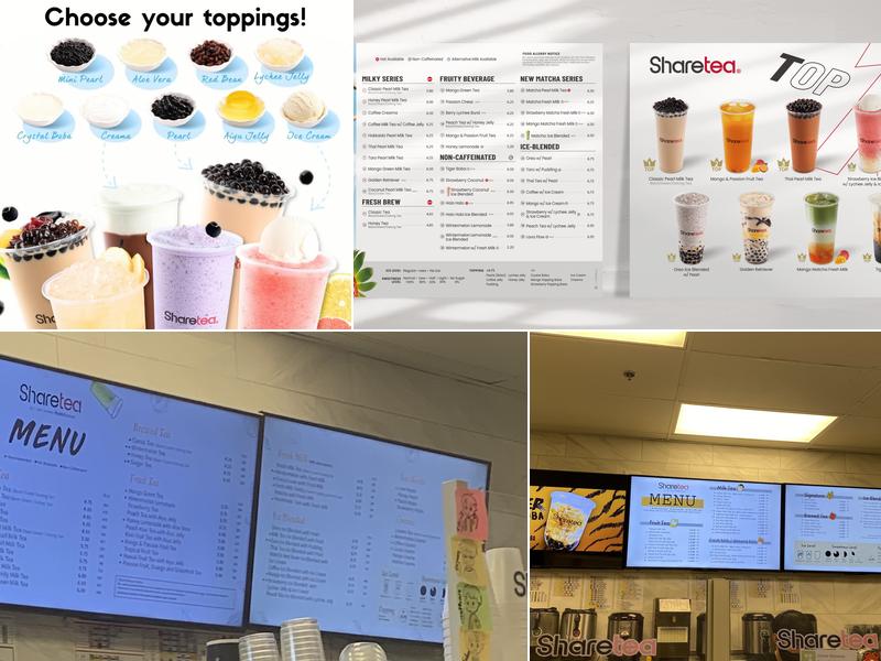Sharetea Menu