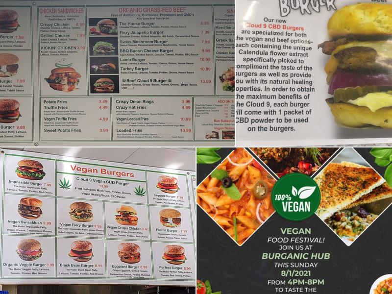 Burganic Hub Menu