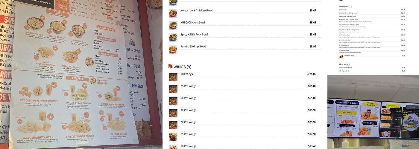 Chimac | Best Korean Restaurant in Houston Menu