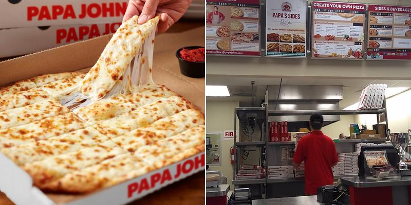 Papa Johns Pizza Menu