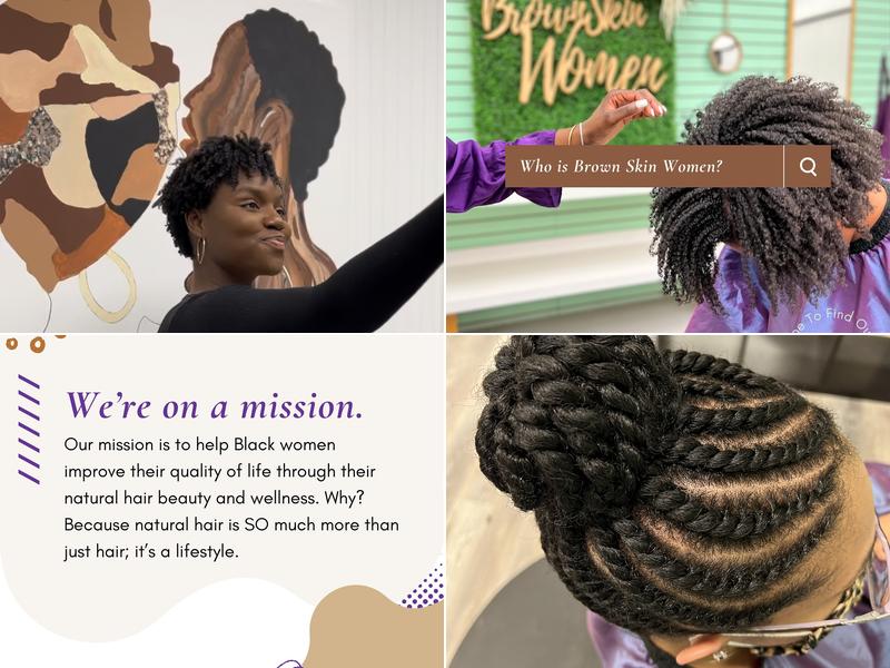 Brown Skin Women Studio