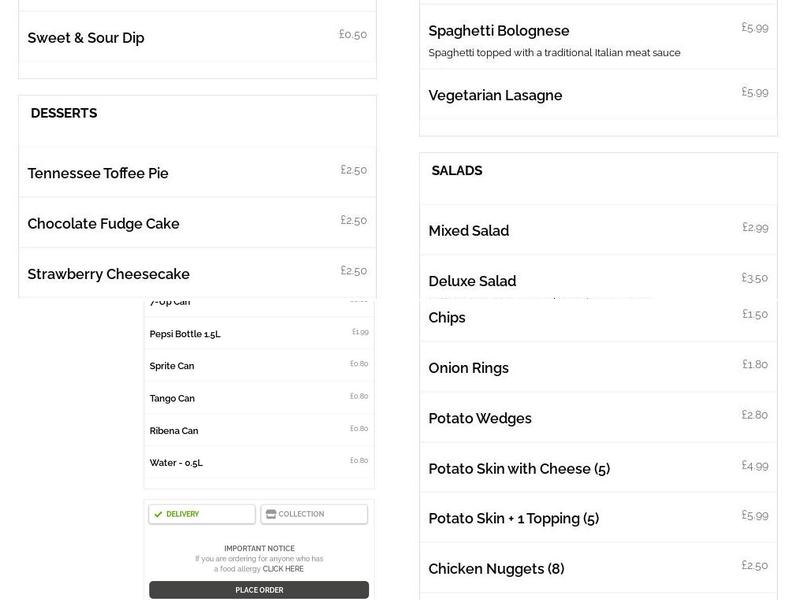 Pizza Plus Pizza South Norwood Menu