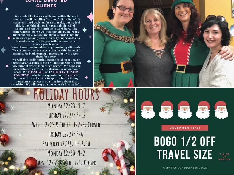 Anthony's Hair Styles