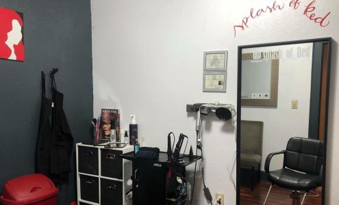 Splash of Red Hair Studio