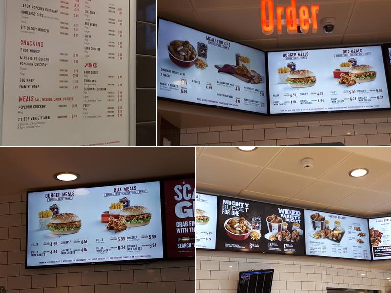 KFC Barry - Heol Ceinog Menu