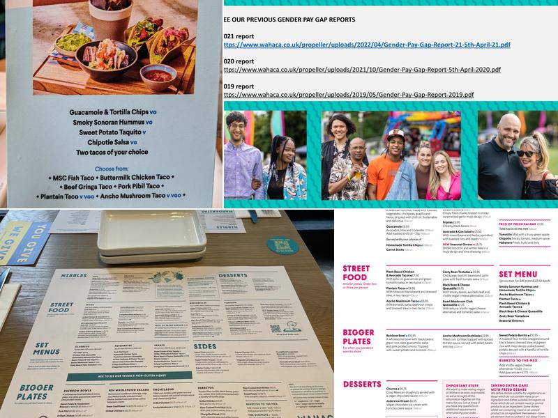 Wahaca Oxford Circus Menu