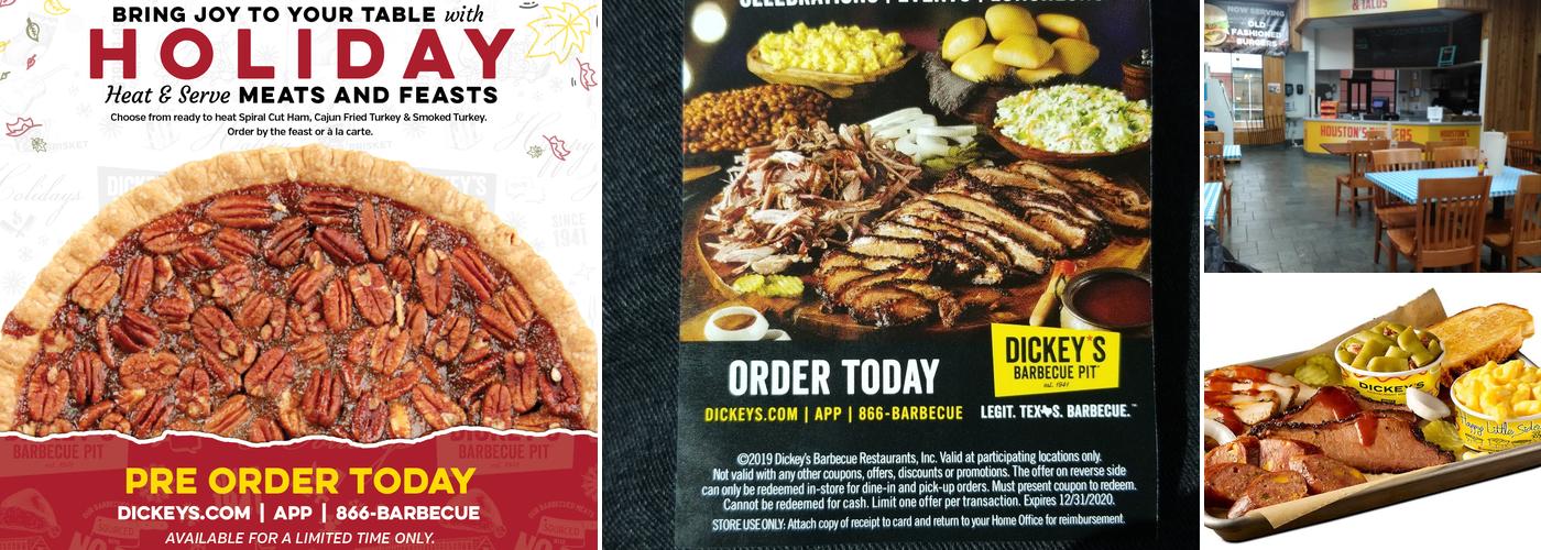 Dickey's Barbecue Pit Menu