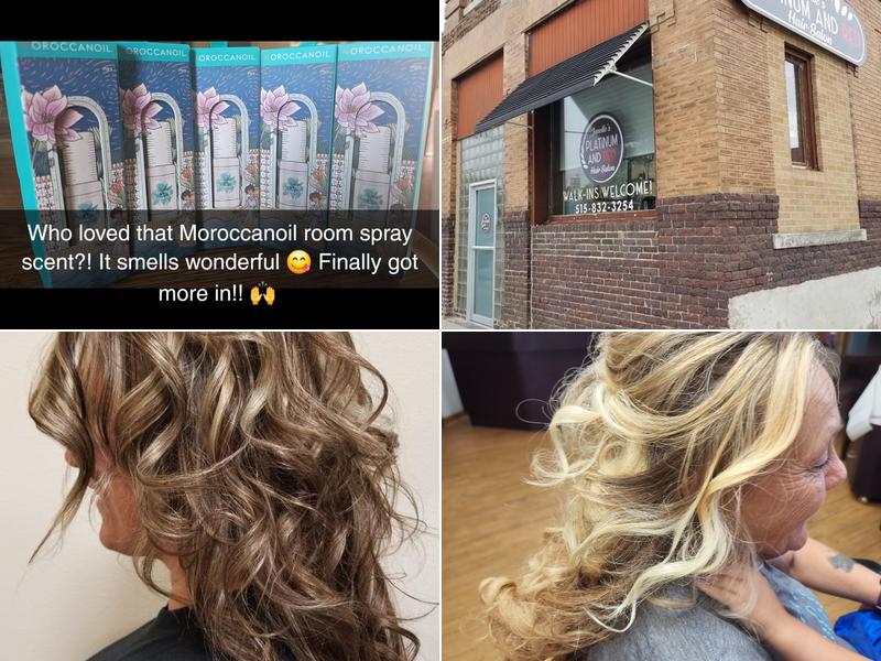 Platinum And Red Hair Salon