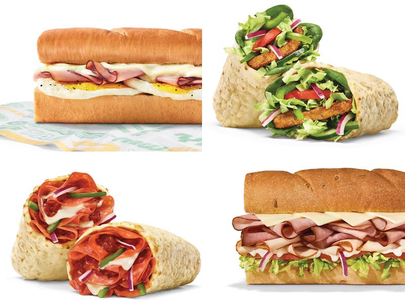Subway Menu