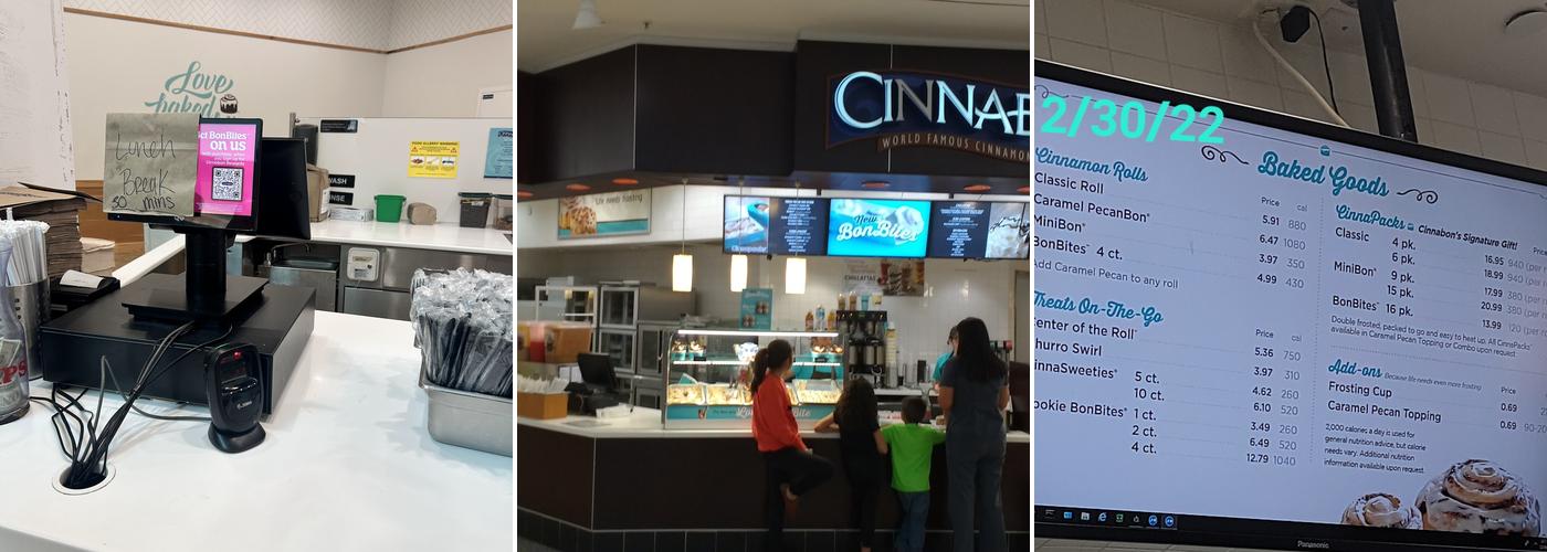 Cinnabon Menu