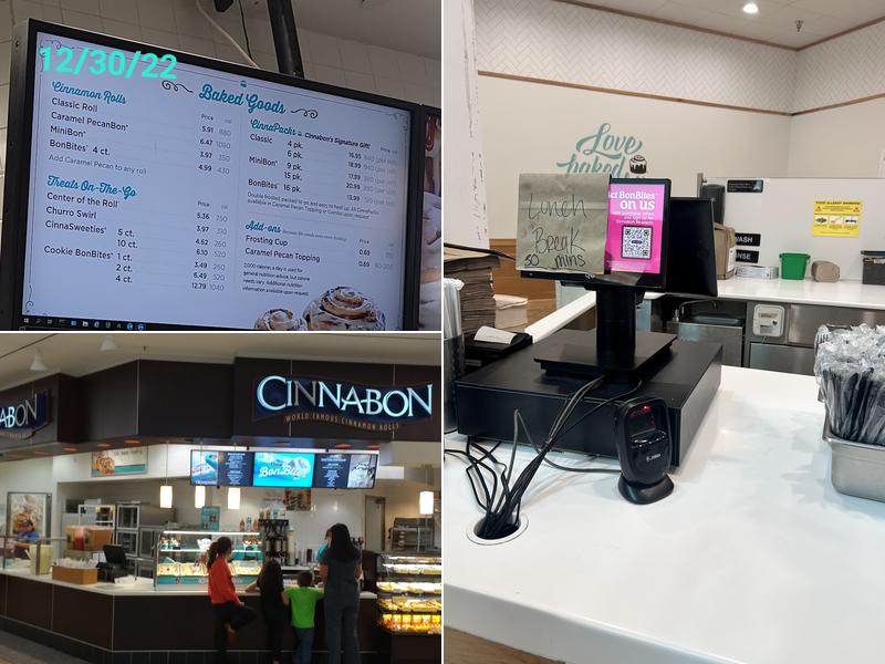 Cinnabon Menu