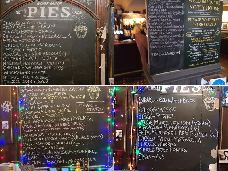 Nottingham House Menu