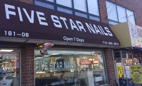 Five Star Nails 161-06 Cross Bay Blvd, Howard Beach New York 11414