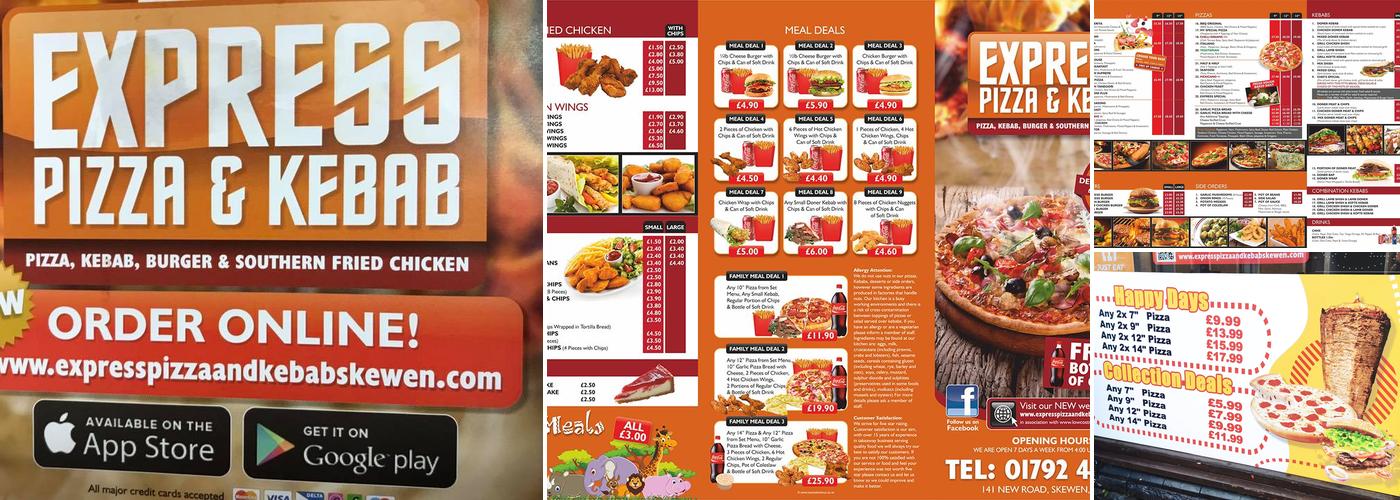 Express Pizza & Kebab Menu