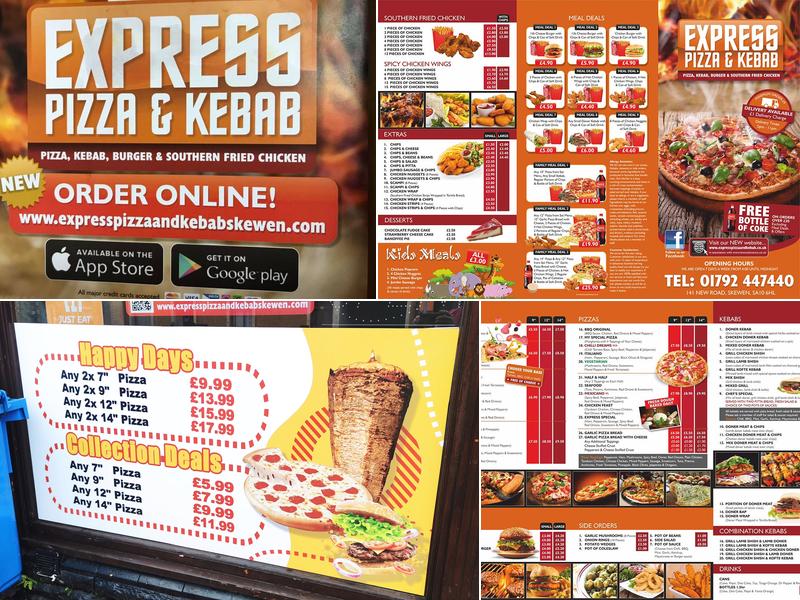 Express Pizza & Kebab Menu