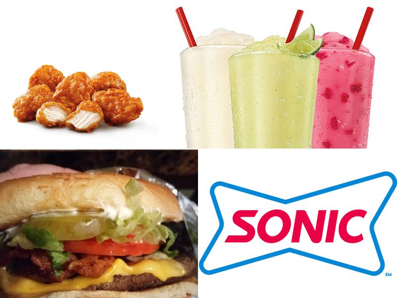 Sonic Drive-In Menu