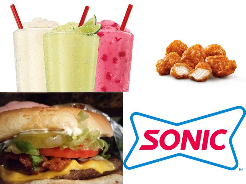 Sonic Drive-In Menu