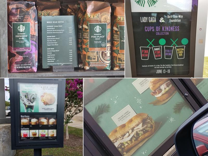 Starbucks Menu