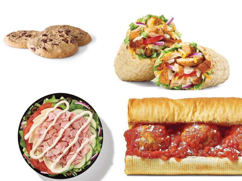 Subway Menu