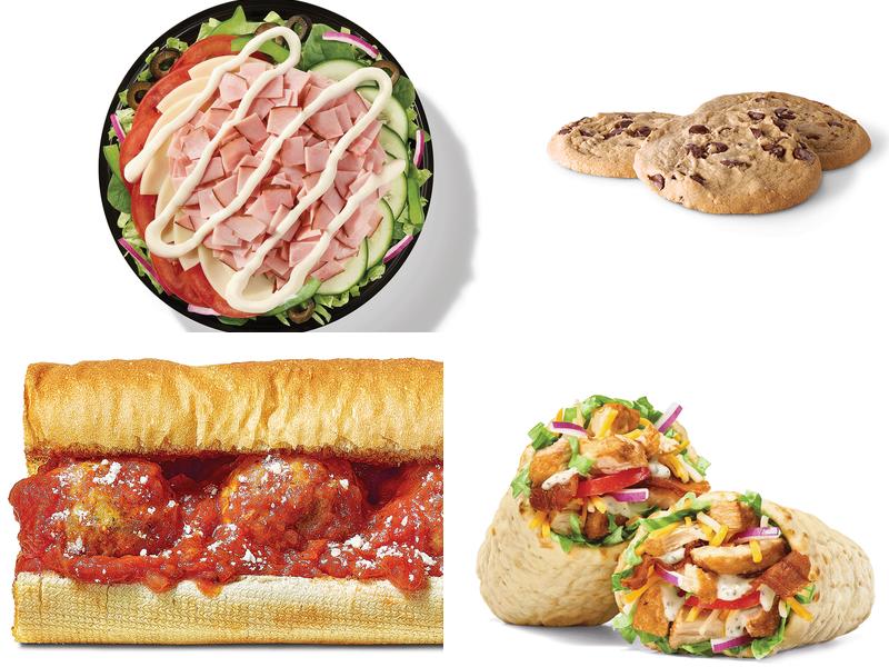 Subway Menu