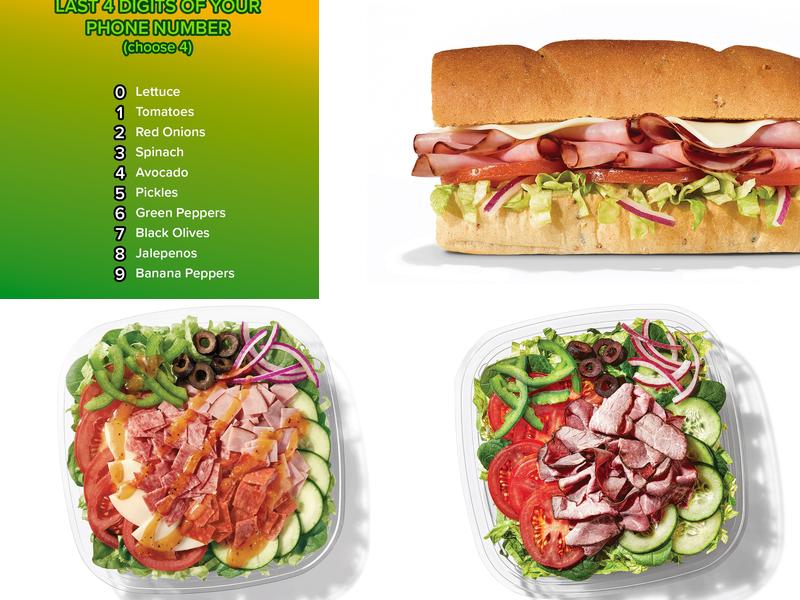 Subway Menu