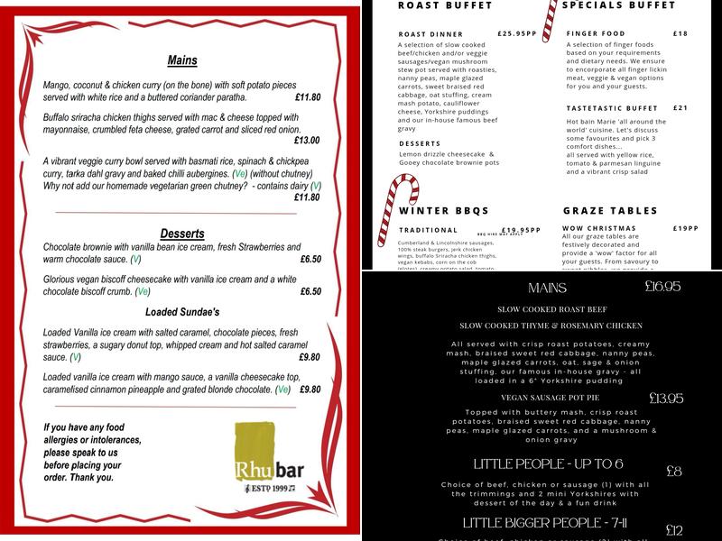 Mannicitas Catering Menu