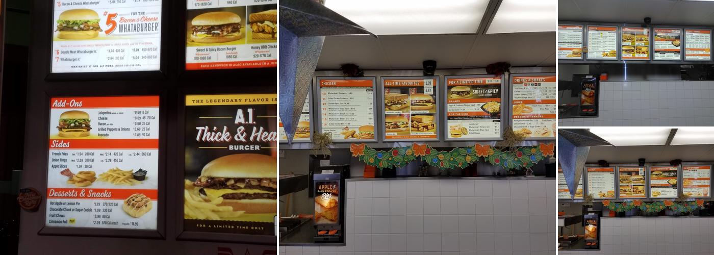 Whataburger Menu