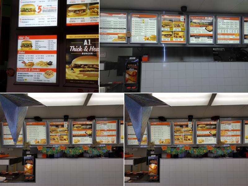 Whataburger Menu