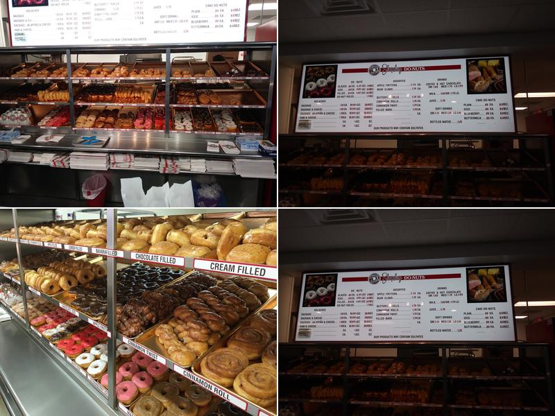 Shipley Donuts Menu