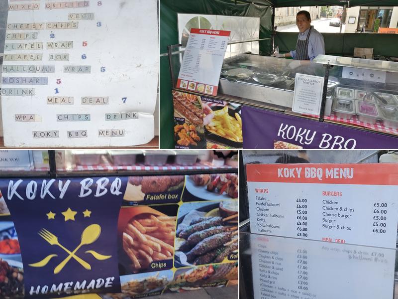 Koky BBQ Menu