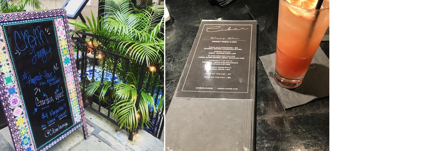Cibar Menu
