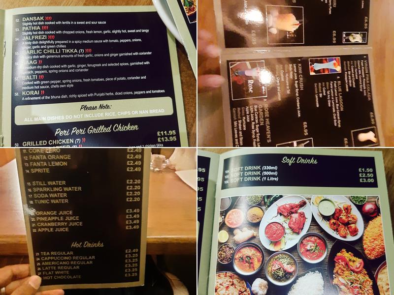 Agra Indian Cuisine Menu