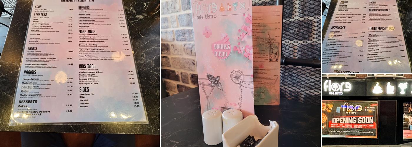 Fiore - Cafè Bistro Menu