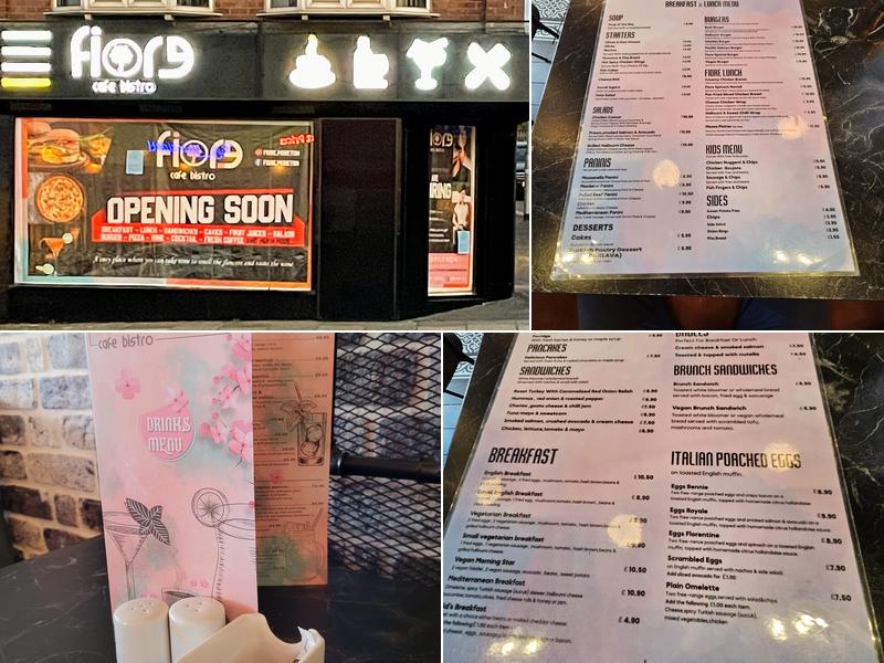 Fiore - Cafè Bistro Menu