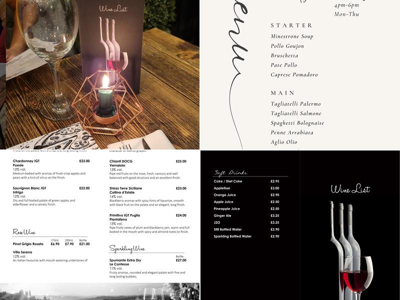 Palermo Restaurant Menu