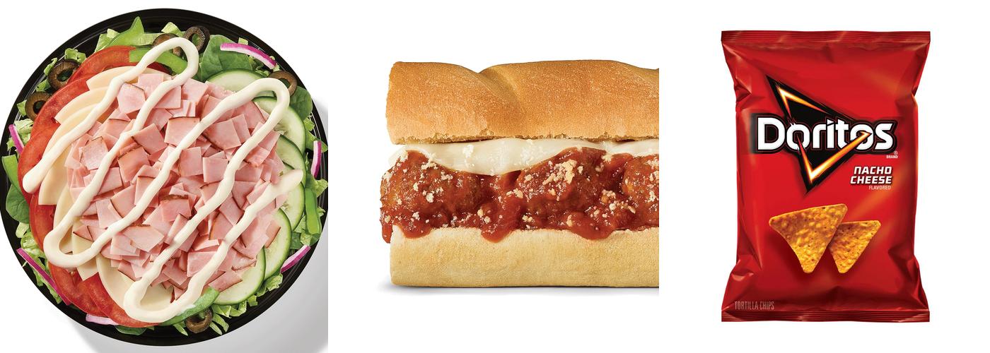Subway Menu