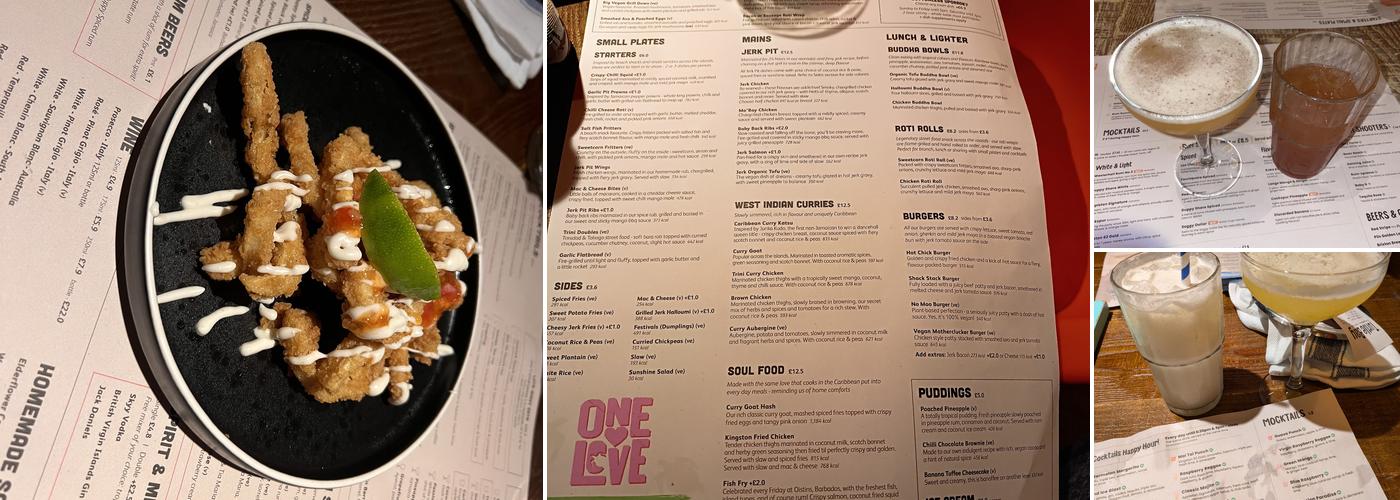 Turtle Bay Brindleyplace Birmingham Menu